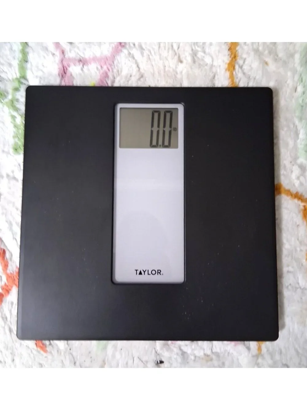 Taylor Digital 400LB Capacity Black/Grey Bathroom Scale